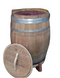 Warentuin Collection - Regenton 200 Liter met losse deksel en onderzetter