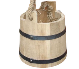 Warentuin Collection - Houten emmer tobbe