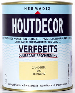 Hermadix - Houtdecor 602 zandgeel 750 ml