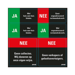 Pickup - Deco ja/ja stickers
