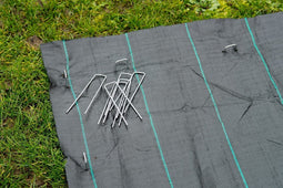 Nature - Gronddoekpennen metaal H14x3xcmx dia. 3mm set a 10 stuks
