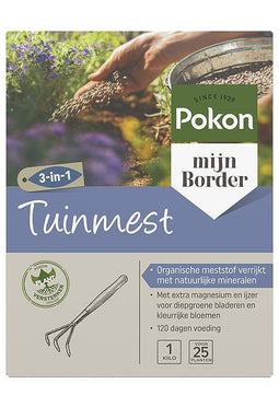 2 stuks - Pokon - Tuinmest 1kg