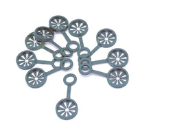 Nature - Kunststof Ring - Voor Wigwamconstructie van 3 plantstokken - dia. 8mm - 10 stuks