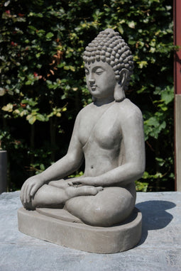 stonE'lite - Boeddha zit XL Fiberclay