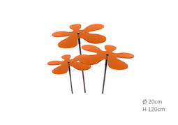 Cazador Del Sol - 3 stuks! Zonnevanger Lotta Oranje 120 cm
