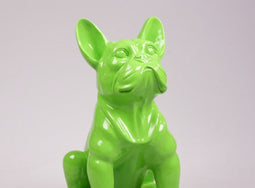 Stoobz - Franse bulldog 37 cm lime groen