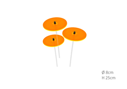 Cazador Del Sol - 3 stuks! Zonnevanger Oranje klein 25x8 cm