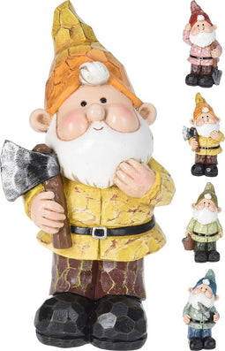 Nampook - Kabouter staand 21 cm poly 4 assorti