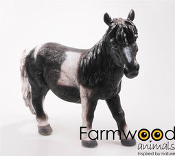 SID - Paard zwart 51x16x40 cm Imhof Stevens