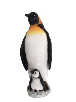 Farmwood Animals - Pinguin koningspinguin met jong 21x21x54 cm