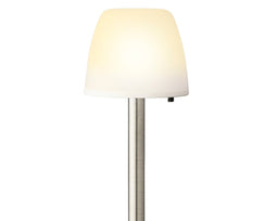 Decoris - LED solar milky paal