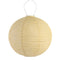 Lumiz - Round dia. 40 cm Tigres geel lampion
