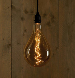 Anna's Collection - Led retro lamp dia. 16 cm x 23 cm voor buiten