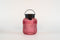 Anna's Collection - Solar glazen retro lamp roze 12,5x19 cm