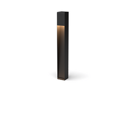 Geroba - Tuinverlichting zwart 100x100x600 mm