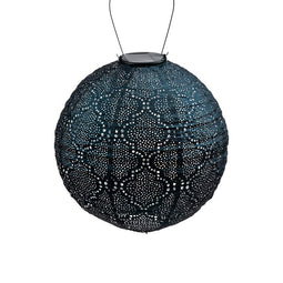 Lumiz - Round dia. 30 cm Bazaar zeeblauw lampion