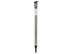 Velleman - Tuinlamp op zonne-energie met sokkel in roestvrij staal 70 cm (27.56 inch) 20 st. in d...