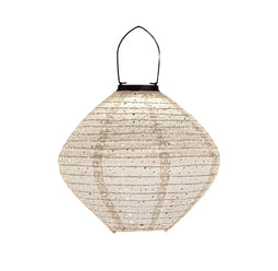Anna's Collection - Solar Lampion 29 x 25 cm Wit Marrakesh