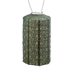 Lumiz - Cylinder dia. 18 cm Fan licht groen lampion