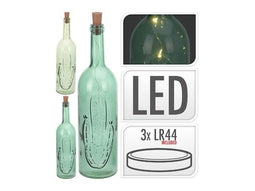 Nampook - FLES GLAS MET 6X LED 2ASS KL