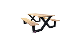 Outdoor Island - Picknicktafel Model X 200 cm / 250 cm