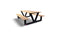 Outdoor Island - Picknicktafel Model V 200 cm / 250 cm