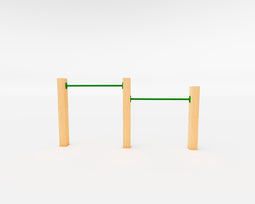 Outdoor Island - Duikelrek Kwak 125 cm Groen staanders 11 x 11 cm