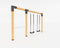 Outdoor Island - Premium schommel Anna 400 cm 125 cm Antraciet duikelstang