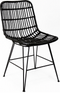 Van der Leeden - Eetkamerstoel Rattan Iron Black