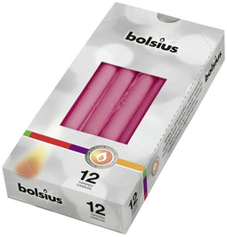 5 stuks - Bolsius - Gotische kaarsen doos 12 Fuchsia.