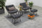 Garden Impressions - Logan fauteuil met voetenbank