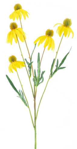 Nova Nature - Rudbeckia spray yellow 90 cm kunstbloemen