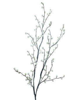 Buitengewoon de Boet - Kunsttak Christmas berry spray cream 95 cm