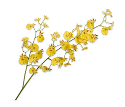 Buitengewoon de Boet - Kunsttak Orchidee geel 78 cm