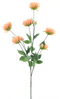 Nova Nature - Paeony spray Sapporo peach 126 cm kunstbloem