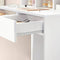Kaptafel met spiegel - wit - 80 x 40 x 140 cm
