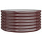Plantenbak 80x80x36 cm gepoedercoat staal bruin
