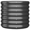 Plantenbak 40x40x36 cm gepoedercoat staal antracietkleurig
