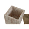 Doos-Juwelenkistje Home ESPRIT Beige Hars 12 x 12 x 21 cm