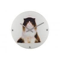 NeXtime klok 8138 Sylvester, Ø43 cm, Wall, White/ Black