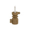 Kroonkandelaar Home ESPRIT Bruin Hars Hout 16 x 10 x 18 cm