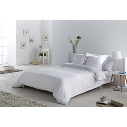 Dekbedovertrek set Alexandra House Living Espiga Wit Bed van 180 6 Onderdelen