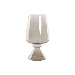 Kaarshouder Home ESPRIT Transparant Kristal 24 x 24 x 43 cm