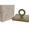 Doos-Juwelenkistje Home ESPRIT Beige Hars 15 x 15 x 24 cm