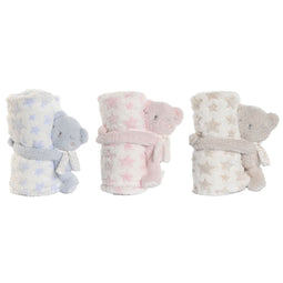 Geschenkset voor baby's Home ESPRIT Blauw Beige Roze Polyester (3 Stuks)