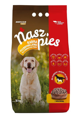 BIOFEED Nasz Pies medium & large Beef - droog hondenvoer - 15kg