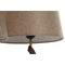 Bureaulamp Home ESPRIT Bruin Metaal Hars 50 W 220 V 26 x 26 x 53,5 cm (2 Stuks)