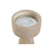 Kroonkandelaar Home ESPRIT Beige Hars Marmer 10 x 10 x 25 cm