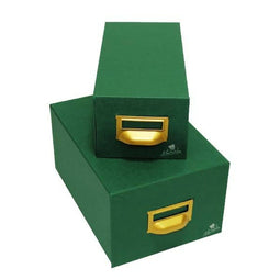 Vulbare opbergkest Mariola Groen Karton 25 x 19 x 35 cm