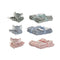 Geschenkset voor baby's Home ESPRIT Blauw Groen Roze Polyester (3 Stuks)